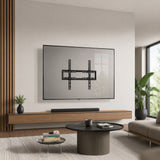 TV-fäste/hängare Maclean, max VESA 600x400, 37–86 tum, upp till 45 kg, svart, lutningsjustering 0°–-8°, MC-188