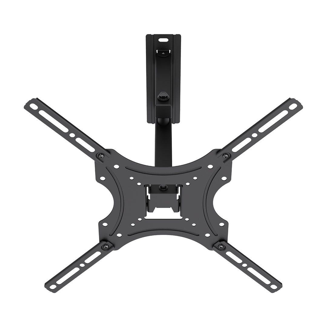 TV-fäste/hängare Maclean, max VESA 400x400, 32–55 tum, upp till 25 kg, svart, lutningsjustering 0°–-15° och vridning +90°–-90°, MC-190