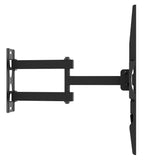 TV-fäste/hängare Maclean, max VESA 400x400, 32–55 tum, upp till 30 kg, svart, lutningsjustering +2°–-10° och vridning +90°–-90°, MC-191