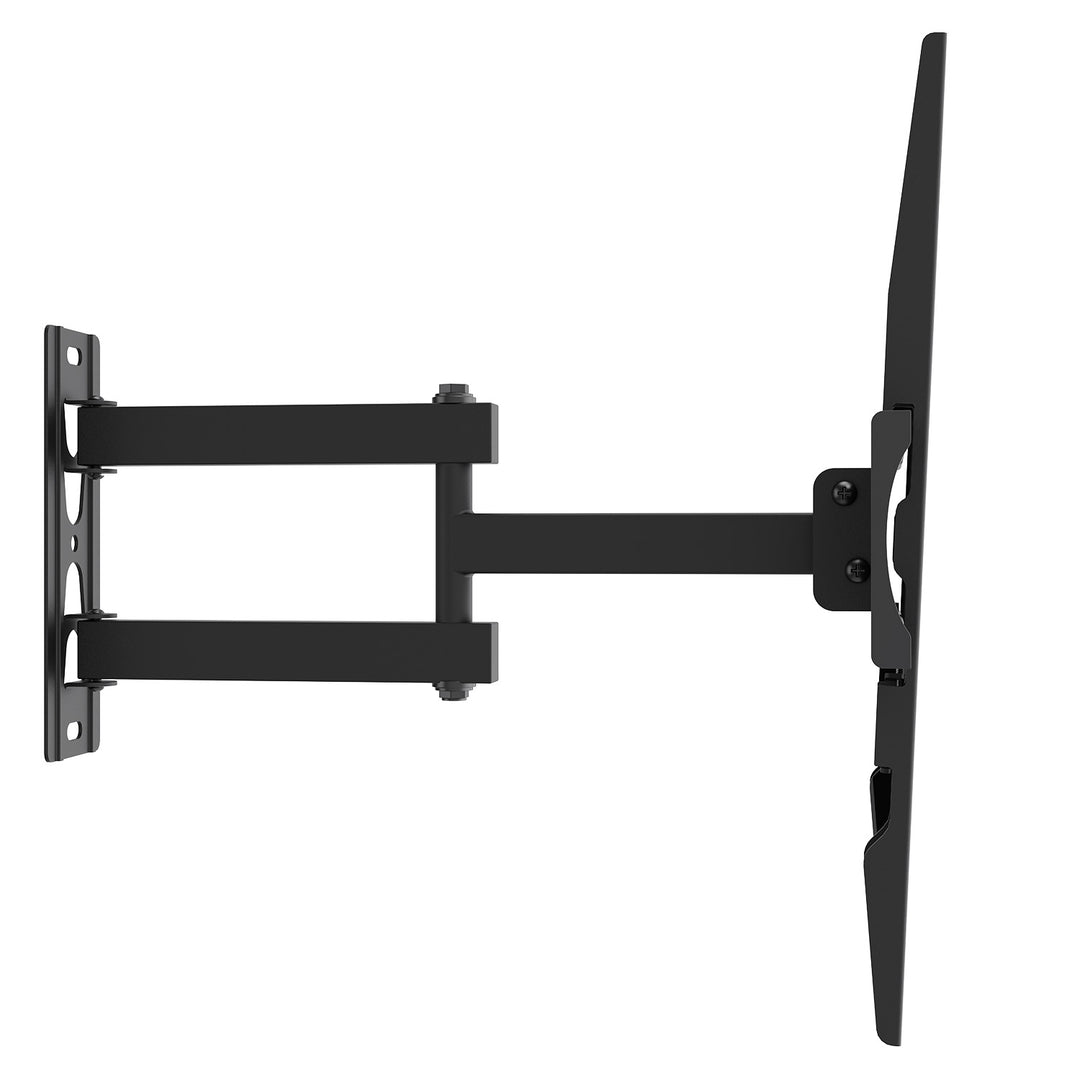 TV-fäste/hängare Maclean, max VESA 400x400, 32–55 tum, upp till 30 kg, svart, lutningsjustering +2°–-10° och vridning +90°–-90°, MC-191