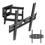 TV-fäste/hängare Maclean, max VESA 400x400, 32–70 tum, upp till 40 kg, svart, lutningsjustering +12°–-12° och vridning +60°–-60°, MC-192