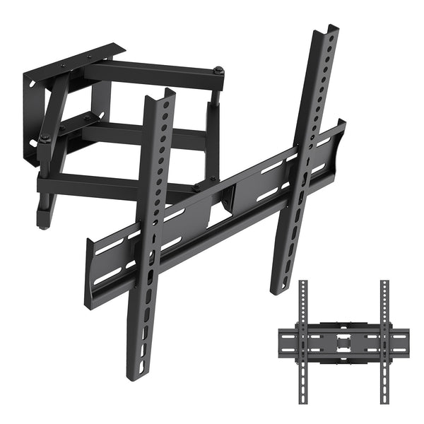 TV-fäste/hängare Maclean, max VESA 400x400, 32–70 tum, upp till 40 kg, svart, lutningsjustering +12°–-12° och vridning +60°–-60°, MC-192