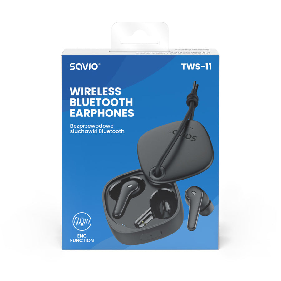 Savio TWS-11 Bluetooth trådlösa hörlurar