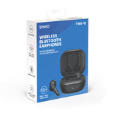 Savio trådlösa hörlurar, Bluetooth 5.3, ANC, USB-C, svart