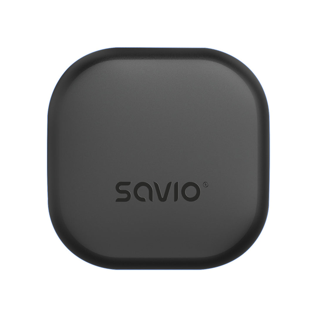 Savio trådlösa hörlurar, Bluetooth 5.3, ANC, USB-C, svart