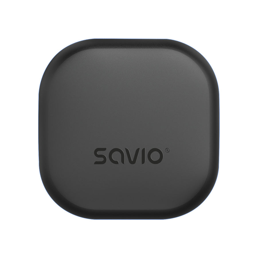 Savio trådlösa hörlurar, Bluetooth 5.3, ANC, USB-C, svart