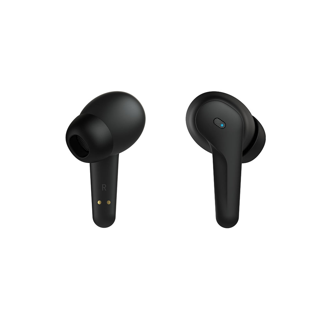 Savio trådlösa hörlurar, Bluetooth 5.3, ANC, USB-C, svart