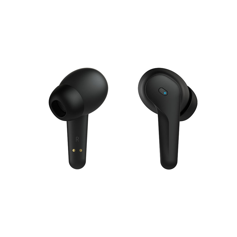 Savio trådlösa hörlurar, Bluetooth 5.3, ANC, USB-C, svart