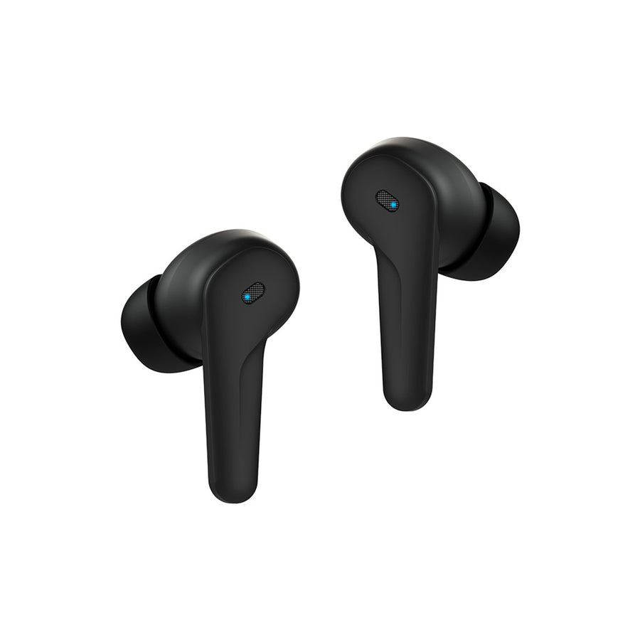 Savio trådlösa hörlurar, Bluetooth 5.3, ANC, USB-C, svart