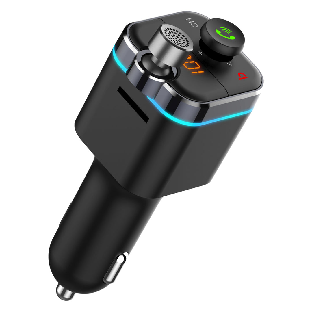 Savio MP3 bilradiosändare, Bluetooth 5.0, laddningsfunktion, svart, SAVFMTRANSTR-12