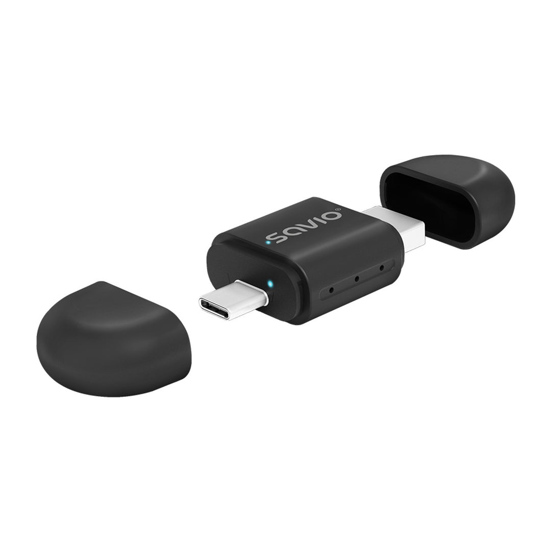 Bezprzewodowy adapter Savio, CarPlay, Android Auto, Bluetooth, Wi-Fi, SAVTR-17