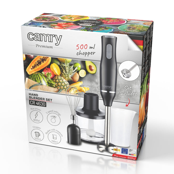 Camry stavmixer, 800 W, 2 hastigheter, visp, CR 4630