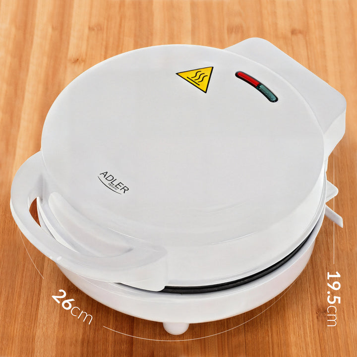 Doughnutmaker Adler, för 7 munkar, non-stick beläggning, vit, 1500W, AD 3075