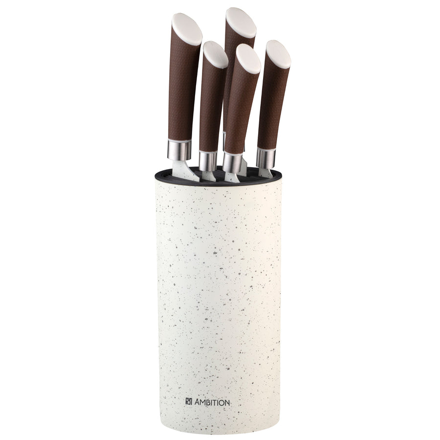 Nature 6-delars blockknivset AMBITION, non-stick beläggning