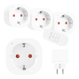 GreenBlue fjärrstyrda eluttag, 3 st, programmerbara, räckvidd upp till 30 m, 220–240 V AC, 50/60 Hz, 16 A, 433 MHz, GB313 F