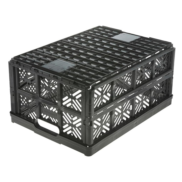 Keeeper Ida Folding Basket, 32L, Svart, Slitstark och lätt att rengöra