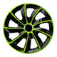 Universal hjulkapsel 16'' NRM Stig Extra svartgrön 1 st