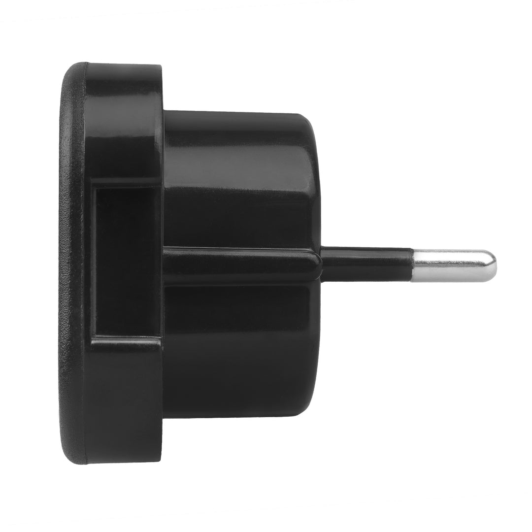 Maclean UK-uttag till EU-kontaktadapter, svart, MCE72, 4 st