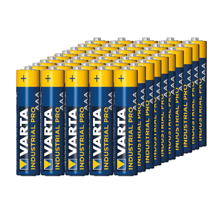 50x R-03 LR03 AAA alkaliskt batteri Varta Industrial 4003