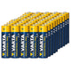 50x R-06 LR6 AA 1,5V alkaliskt batteri Varta Industrial 4006