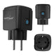 GreenBlue WiFi-styrd eluttag, Android/iOS/Alexa/Google Home, timer, effektmätare, max 16 A/3840 W, GB735 B
