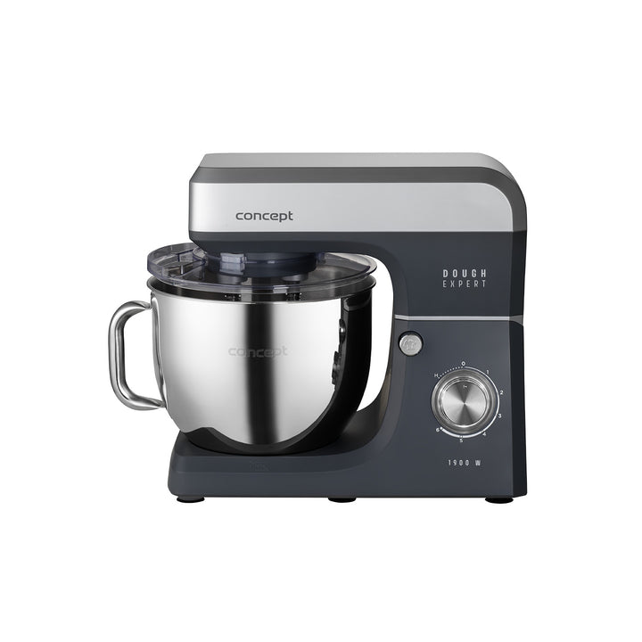 Concept Dough Expert planetarisk köksmaskin, effekt 1900 W, dubbel krok, funktion för uppvärmning av skålen, 6 olika hastigheter, RM6010