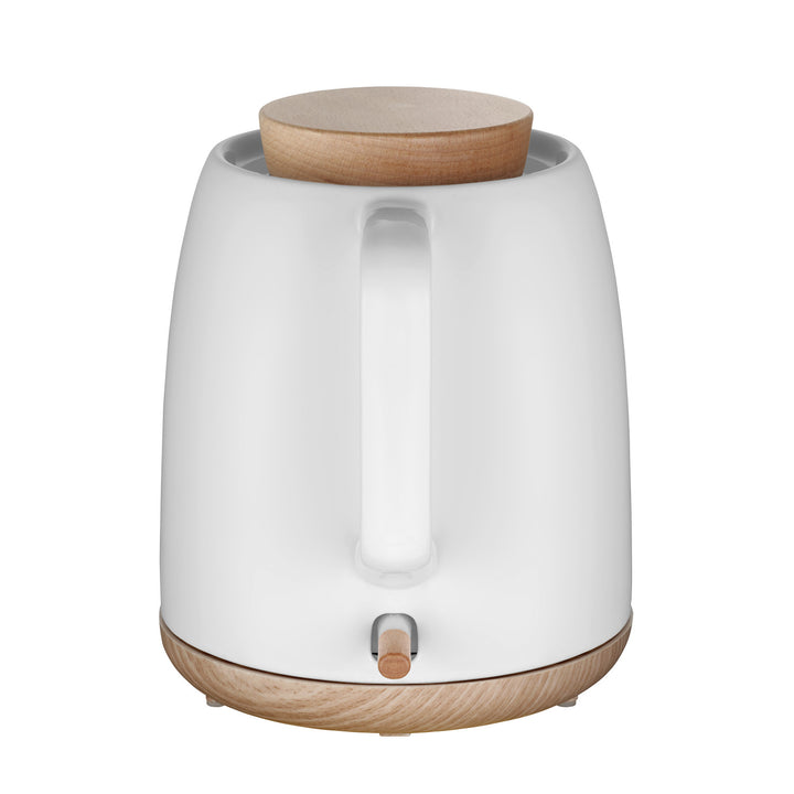 Concept elektrisk vattenkokare, kapacitet 1 liter, 1200 W, vit, Strix-kontakt, kalkfilter, vridbar bas, RK0085