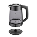 Concept elektrisk vattenkokare i glas, kapacitet 1,7 l, effekt 1850–2200 W, färg svart, Strix-kontakt, temperaturreglering, digital styrning, RK4195