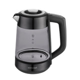 Concept elektrisk vattenkokare i glas, kapacitet 1,7 l, effekt 1850–2200 W, färg svart, Strix-kontakt, temperaturreglering, digital styrning, RK4195