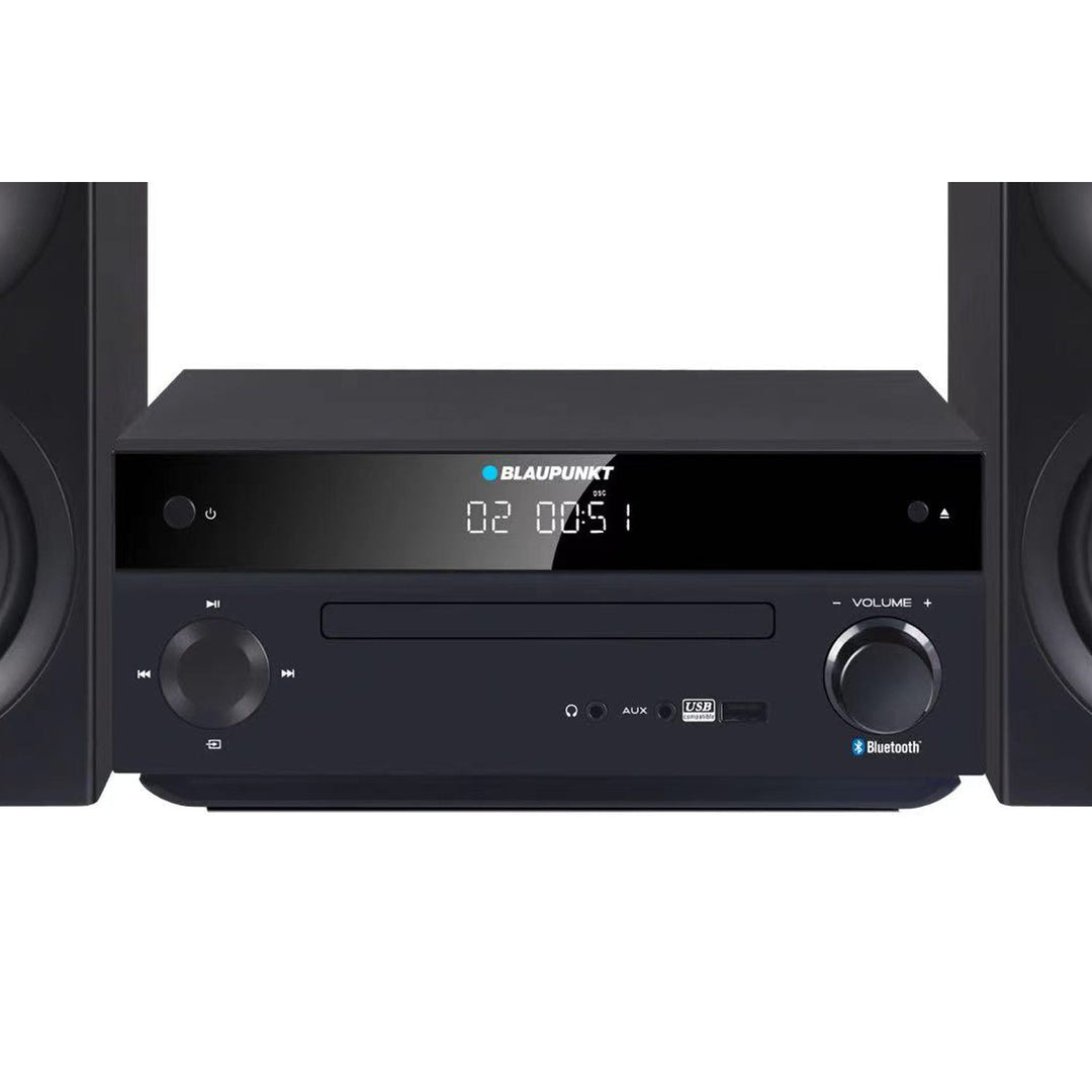 Blaupunkt mikrotorn, effekt 150 W, FM-radio, AUX-uttag och USB-anslutning, Bluetooth, HDMI-ingång, klocka med alarm, LED-display, färg svart, MS30.02BT
