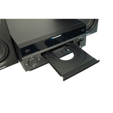 Blaupunkt mikrotorn, effekt 150 W, FM-radio, AUX-uttag och USB-anslutning, Bluetooth, HDMI-ingång, klocka med alarm, LED-display, färg svart, MS30.02BT