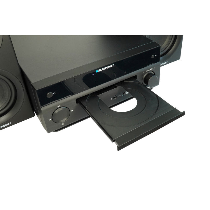 Blaupunkt mikrotorn, effekt 150 W, FM-radio, AUX-uttag och USB-anslutning, Bluetooth, HDMI-ingång, klocka med alarm, LED-display, färg svart, MS30.02BT