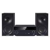 Blaupunkt mikrotorn, effekt 150 W, FM-radio, AUX-uttag och USB-anslutning, Bluetooth, HDMI-ingång, klocka med alarm, LED-display, färg svart, MS30.02BT