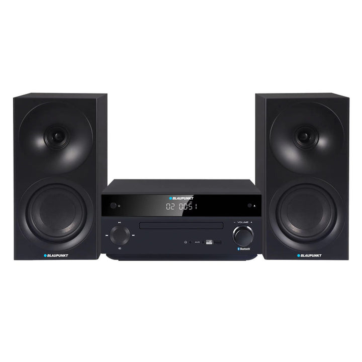 Blaupunkt mikrotorn, effekt 150 W, FM-radio, AUX-uttag och USB-anslutning, Bluetooth, HDMI-ingång, klocka med alarm, LED-display, färg svart, MS30.02BT