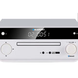 Blaupunkt mikrotorn, effekt 150 W, FM-radio, AUX-uttag och USB-anslutning, Bluetooth, HDMI-ingång, klocka med alarm, LED-display, färg vit, MS30.02BT