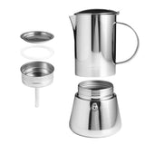 Adler kaffebryggare, espressobryggare, kapacitet 620 ml, färg silverstål, AD 4417