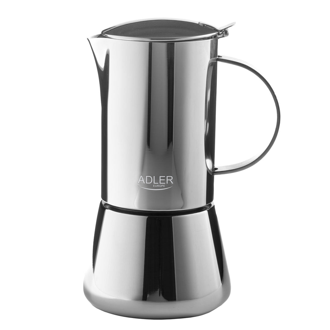 Adler kaffebryggare, espressobryggare, kapacitet 620 ml, färg silverstål, AD 4417