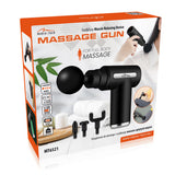 Massageapparat för enkel och snabb massage av spända muskler, Media-tech, 4 utbytbara massageköp, MT6521