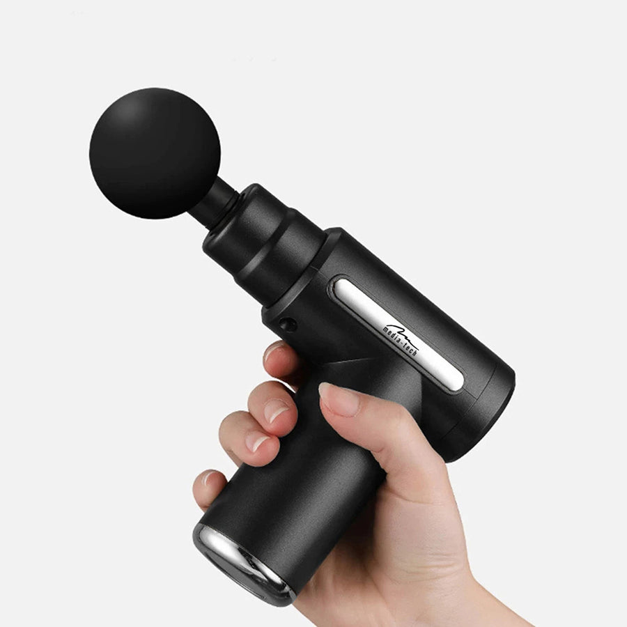 Massageapparat för enkel och snabb massage av spända muskler, Media-tech, 4 utbytbara massageköp, MT6521