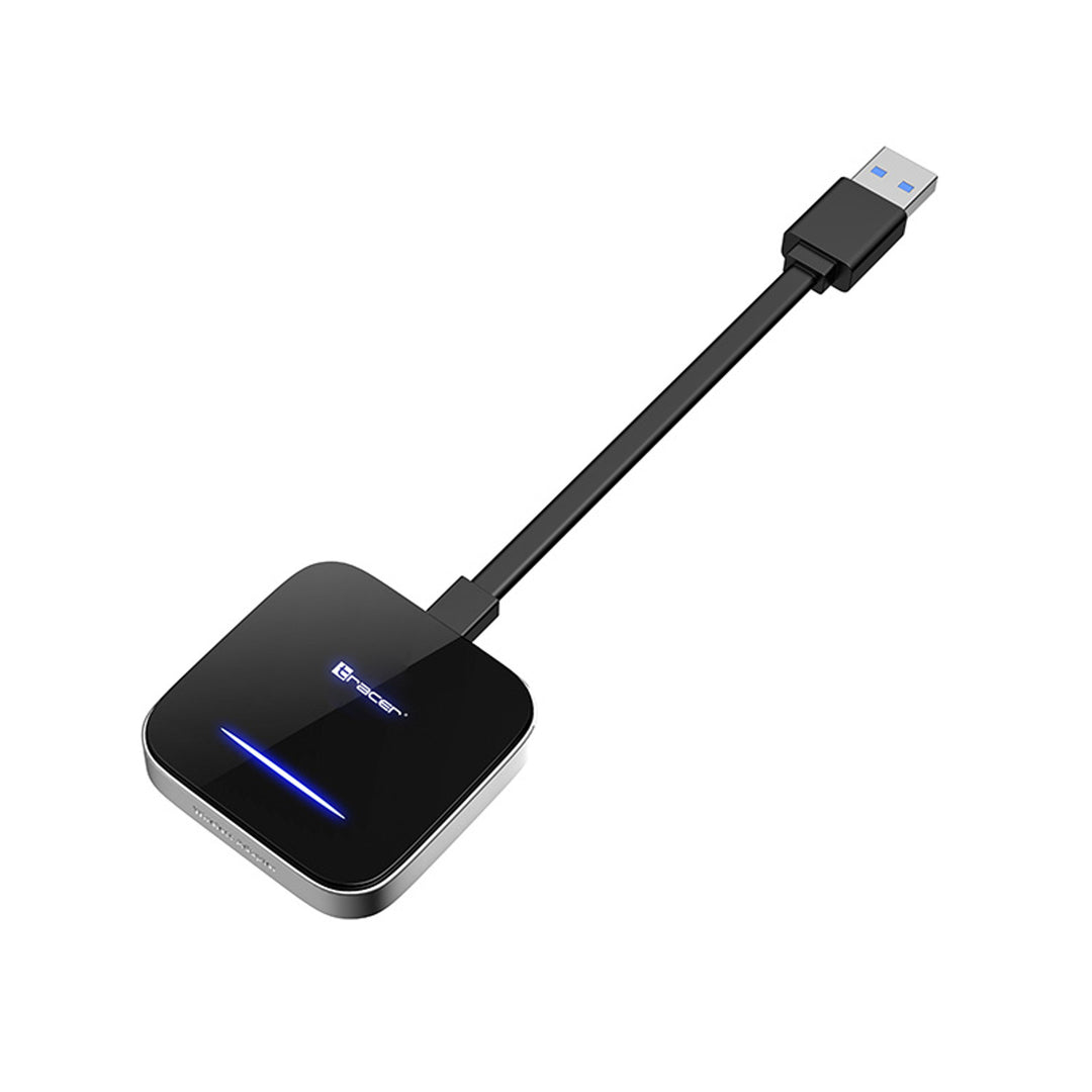 Trådlös adapter för CarPlay och Android Auto Tracer, WiFi, Bluetooth 5.0, CarLink PRO