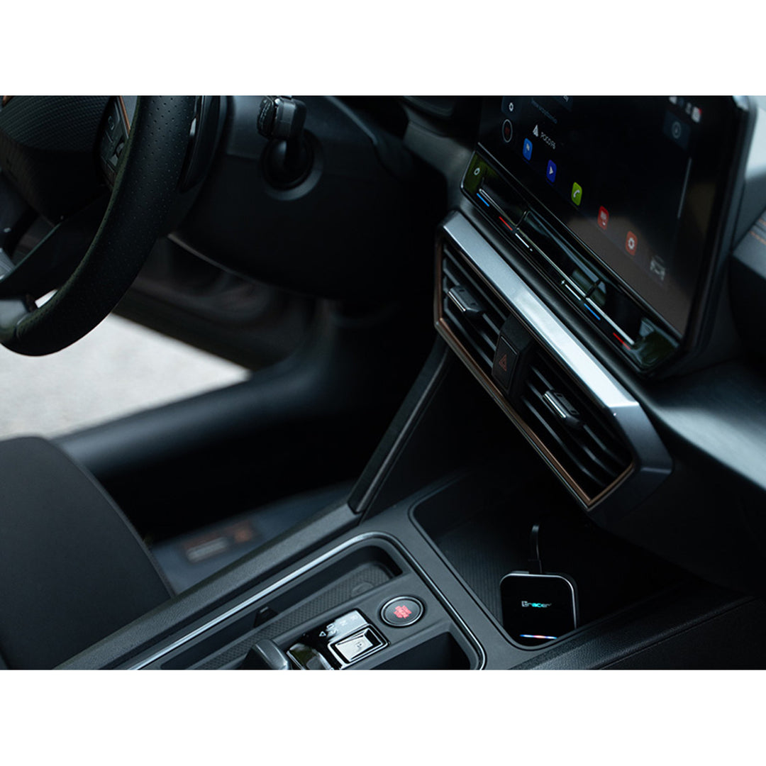 Trådlös adapter för CarPlay och Android Auto Tracer, WiFi, Bluetooth 5.0, CarLink PRO