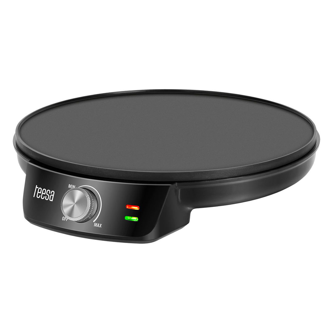 Teesa pannkaksgrill, elektrisk pannkaksgrill, platta med diameter 30 cm, effekt 1200 W, TSA3235