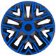 Universal hjulkapsel 15'' NRM The Best Bicolor blå-svart 4 st