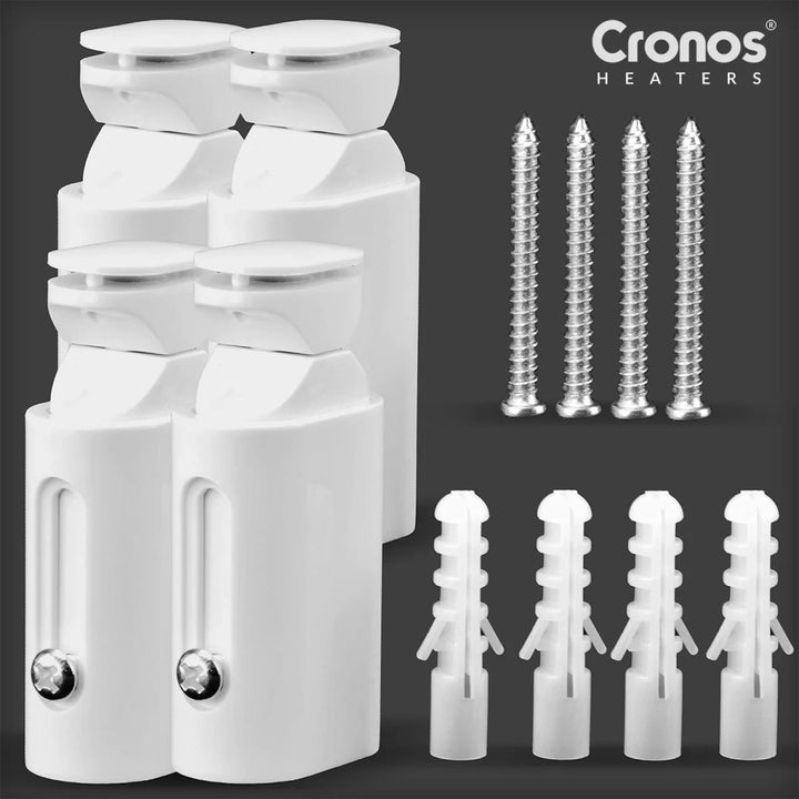 Cronos elektrisk badrumskamin, effekt 500 W, värmer rum upp till 6 m2, LCD-display, AUTO-funktion, TIMER och funktion för att upptäcka öppna fönster, TW-500