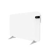 Cronos elektrisk radiator, vit, effekt 450 W, värmer upp rum på upp till 14 m2, inbyggd termostat, fjärrkontroll, funktion för att upptäcka öppna fönster, ben ingår, WFH-450TW