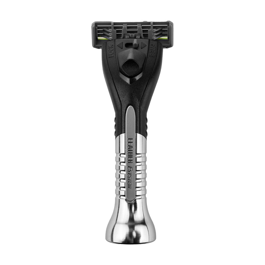 Rakapparat med utbytbara blad Feather Butler PF-BT, 3 rakblad