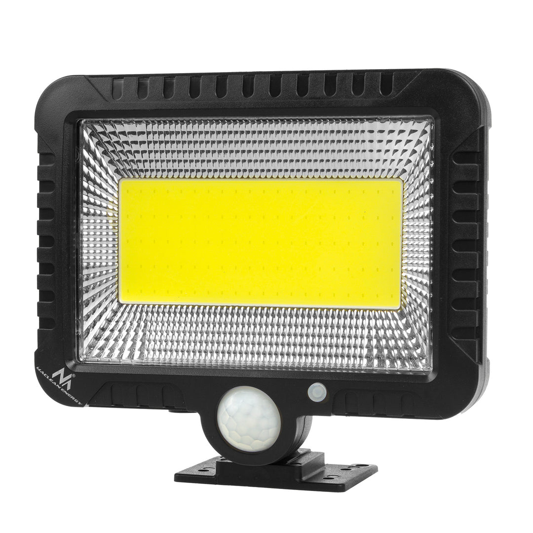 Solar LED-strålkastare med rörelsesensor Maclean, IP44, 5W, 400lm, 6000K, litiumbatteri 1300 mAh, 5,5V DC MCE438, 2 stycken