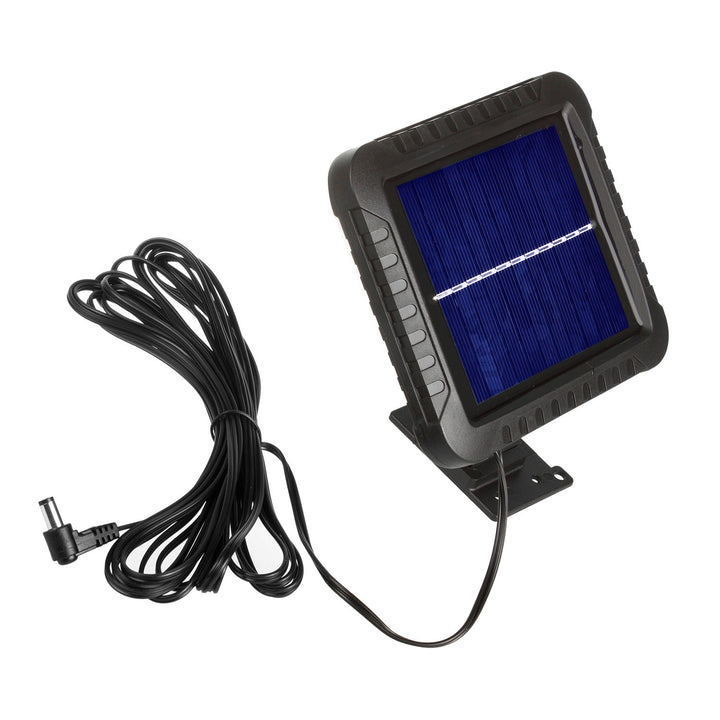 Solar LED-strålkastare med rörelsesensor Maclean, IP44, 5W, 400lm, 6000K, litiumbatteri 1300 mAh, 5,5V DC MCE438, 2 stycken