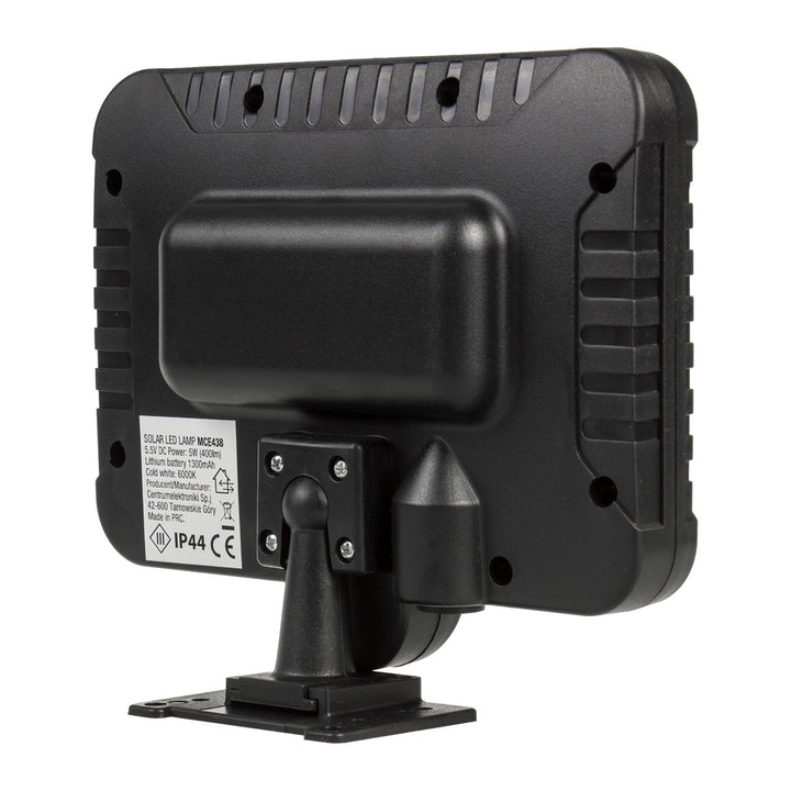 Solcellslampa med rörelsesensor Maclean, IP44, 5W, 400lm, 6000K, litiumbatteri 1300 mAh, 5,5V DC MCE438, 4 stycken
