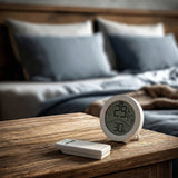 Trådlös väderstation GreenBlue, temperatur IN/OUT, klocka, val mellan °C / °F, räckvidd upp till 60 m, GB162, 4x AAA-batteri